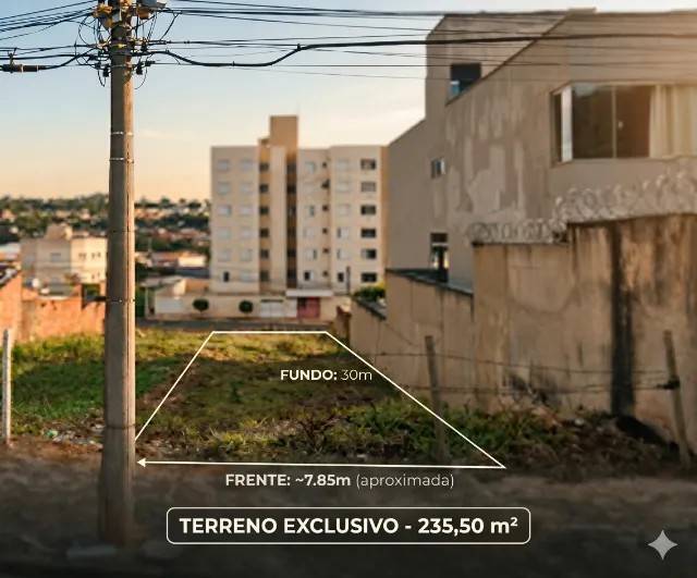 Terreno Daniel Fonseca 235 metros quadrados