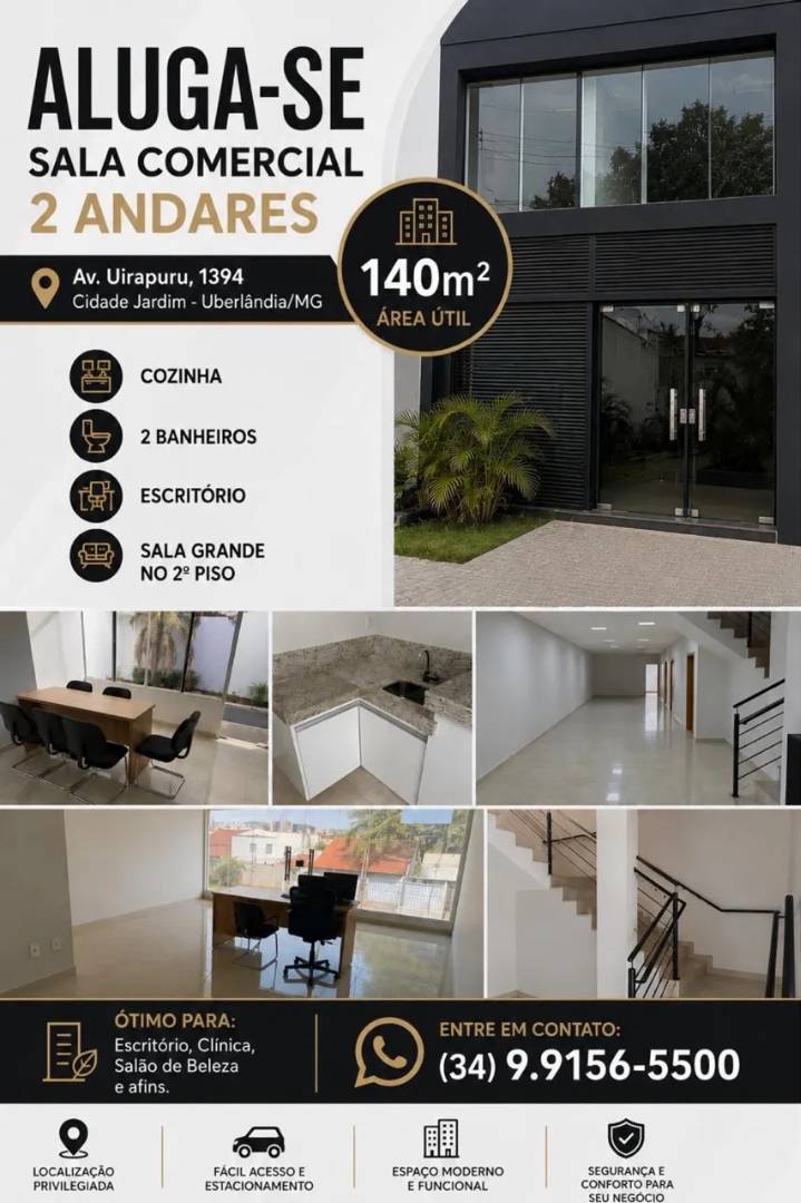 Alugo sala comercial - ótima localização