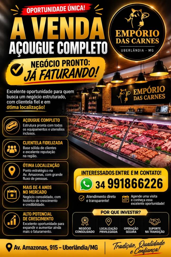 Vendo açougue Completo Funcionando